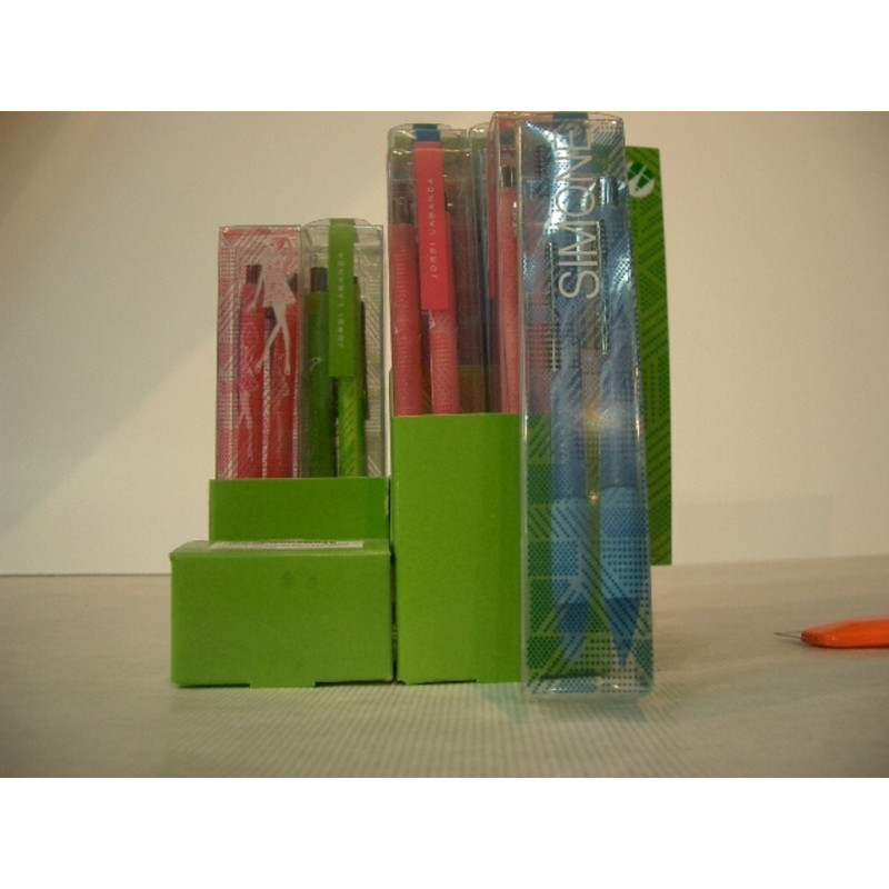 JUEGO INOXCROM 08 BOLI LAPIZ JORDI LABANDA COLORS ^