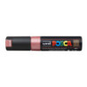 MARCADOR UNI-BALL POSCA PC-8K BISEL GRUESO 8MM ROJO METALICO -M15-