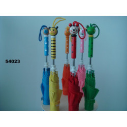 PARAGUAS WG MANGO MADERA ANIMALITOS 45023 ^