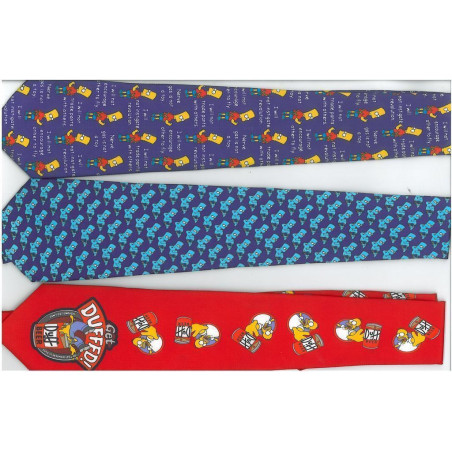 CORBATA POLYESTER SIMPSONS DISEÑO 6 MOD. ^