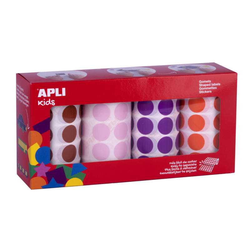 PACK 4 ROLLOS GOMET Ø20 MAR/RO/LI/NAR 7080U APLI20 (1 UN) 14081