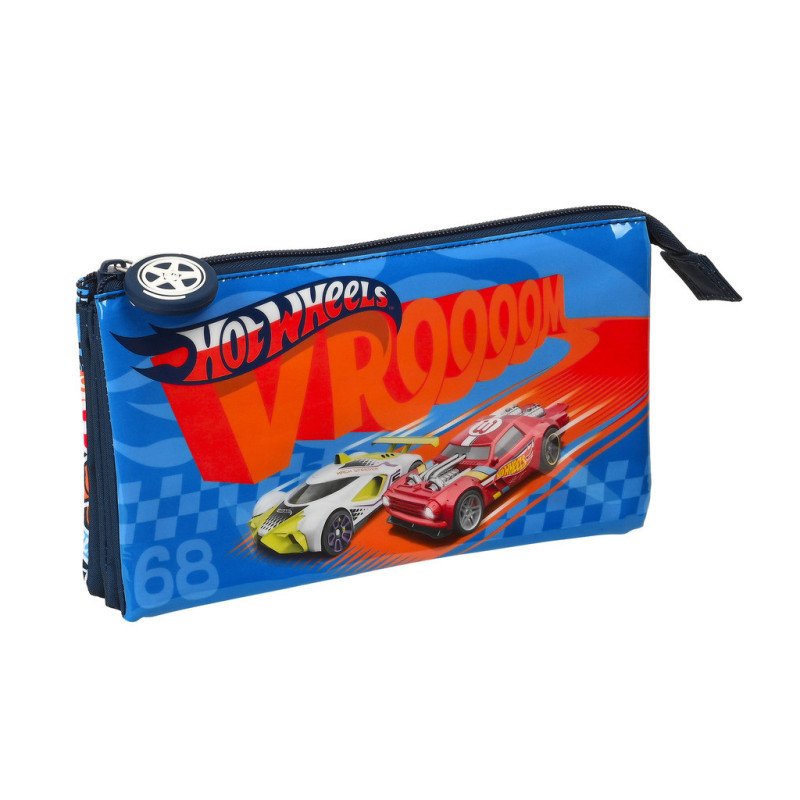 PORTATODO TRIPLE HOT WHEELS "CHALLENGE" 812238744 12*22 SAFTA22