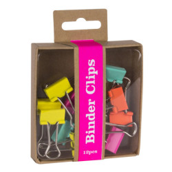FLUOR BINDER CLIPS 12U APLI20 (5 UN) 15153
