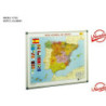 MAPA MURAL FAIBO ESPAÑA 72*93 MARCO ALUMINIO 141