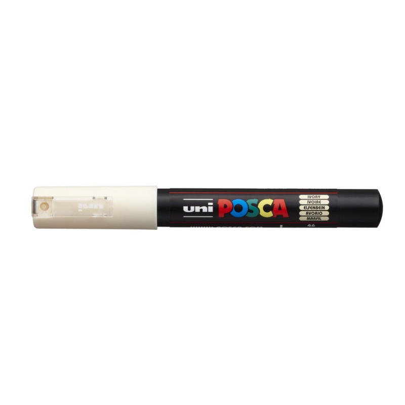 MARCADOR UNI-BALL POSCA PC-1M. PUNTA FINA 0,7MM MARFIL -46-