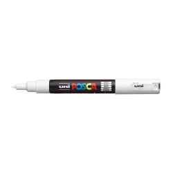 MARCADOR UNI-BALL POSCA PC-1M. PUNTA FINA 0,7MM BLANCO -1-