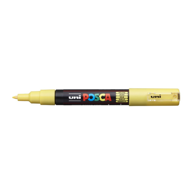 MARCADOR UNI-BALL POSCA PC-1M. PUNTA FINA 0,7MM AMARILLO -2-