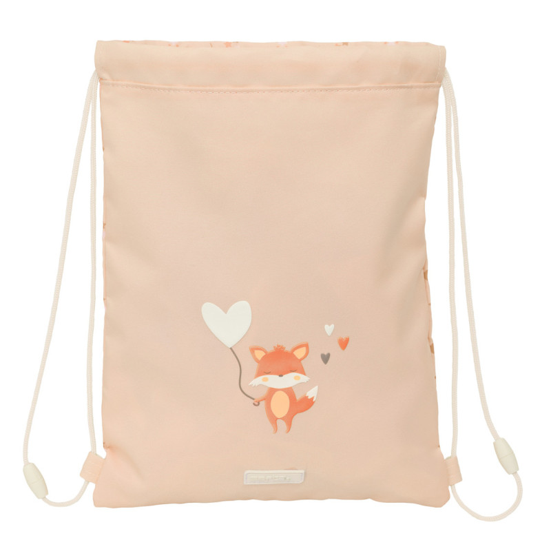 SACO PLANO JUNIOR SAFTA PREESCOLAR "FLORES" SAFTA26 642691855 34X26 UNIDAD