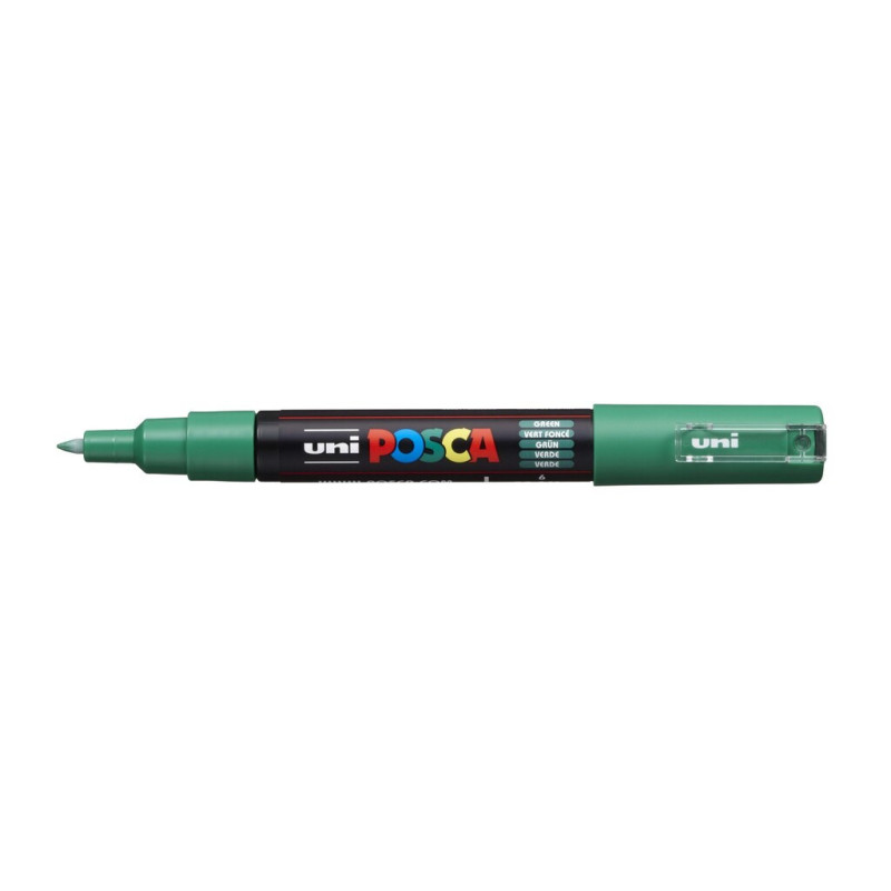 MARCADOR UNI-BALL POSCA PC-1M. PUNTA FINA 0,7MM VERDE -6-