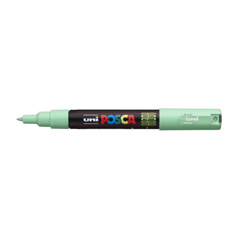 MARCADOR UNI-BALL POSCA PC-1M. PUNTA FINA 0,7MM VERDE CLARO -5-