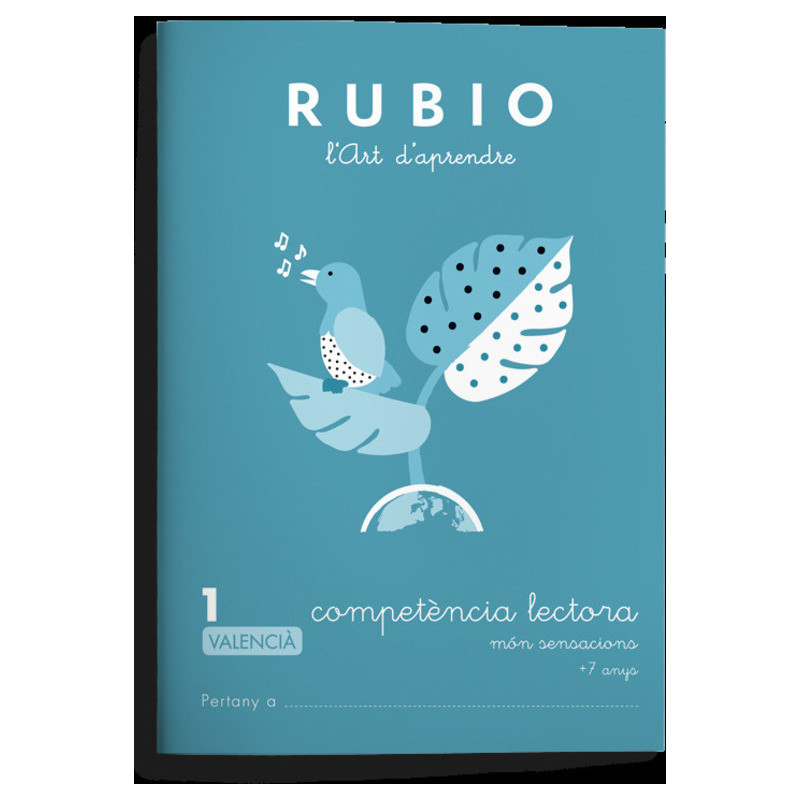 RUBIO COMPETENCIA LECTORA VALENCIANO Nº 1 ISBN 9788416744329 UNIDAD