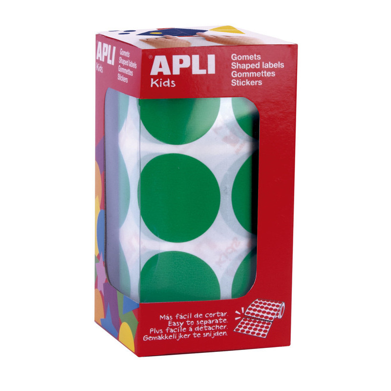 ROLLO GOMETS REDONDOS 33,0 VERDE APLI20 (1 UN) 17862