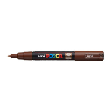 MARCADOR UNI-BALL POSCA PC-1M. PUNTA FINA 0,7MM MARRON -21-