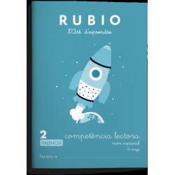 RUBIO COMPETENCIA LECTORA VALENCIANO Nº 2 ISBN 9788416744336 UNIDAD