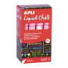 MARCADOR CHALK PUNTA REDONDA 5,5MM ROSA PASTEL 12U APLI20 (12 UN) 18039