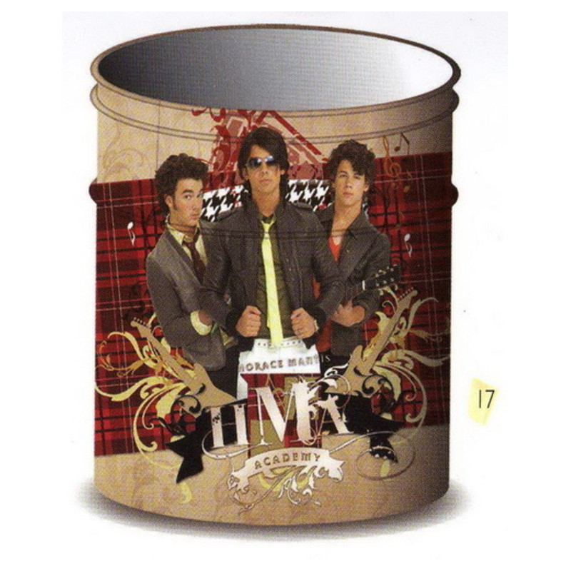 PAPELERA METAL ENRI 10 JONAS BROTHERS 22547965 ^