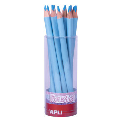 LAPIZ JUMBO PASTEL TRI.COL. AZUL  APLI20 (18 UN) 18057