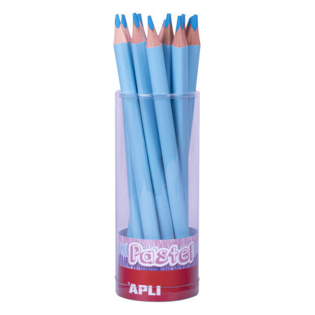 LAPIZ JUMBO PASTEL TRI.COL. AZUL  APLI20 (18 UN) 18057