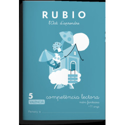 RUBIO COMPETENCIA LECTORA VALENCIANO Nº 5 ISBN 9788416744350 UNIDAD