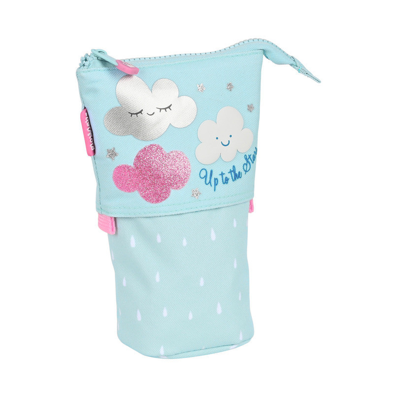 PORTATODO CUBILETE RECICLABLE GLOWLAB KIDS "NUBE" 812223898 19*8 SAFTA22