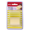 BLOC NOTAS ADHESIVO 5CMX8M EN ROLLO AMARILLO PASTEL APLI20 (1 UN) 18190