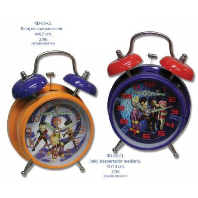 RELOJ CYP CODIGO LIOKO DESPERTADOR MEDIANO RD-02-CL ^