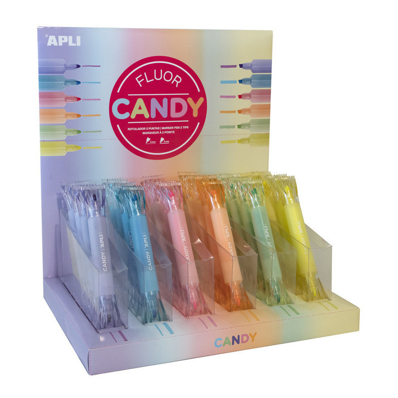 EXP.CANDY MARKERS FLUO 36U APLI20 (1 UN) 18273