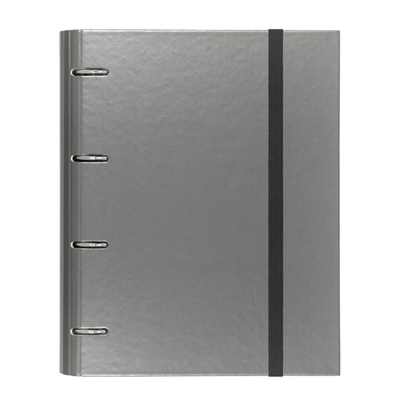 CARPEBLOC DEC RINGBOOK 4A A4 CARCHIVO C/GOMA Y RECAMBIO METAL GRIS 12257408