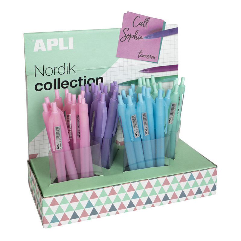 EXP.NORDIK COLLECTION GEL PEN 60U APLI20 (60 UN) 18280