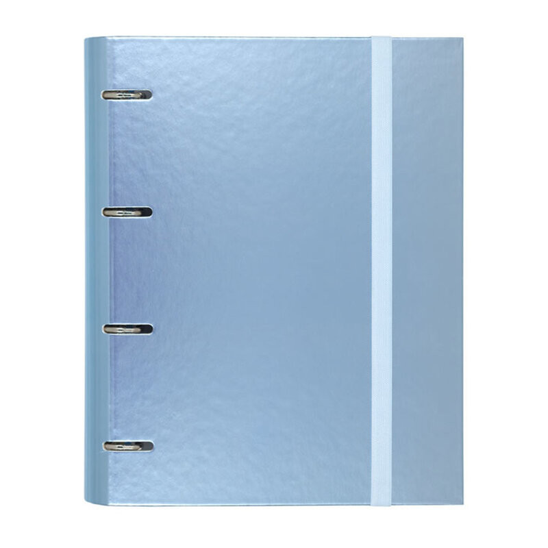CARPEBLOC DEC RINGBOOK 4A A4 CARCHIVO C/GOMA Y RECAMBIO METAL AZUL 12257409