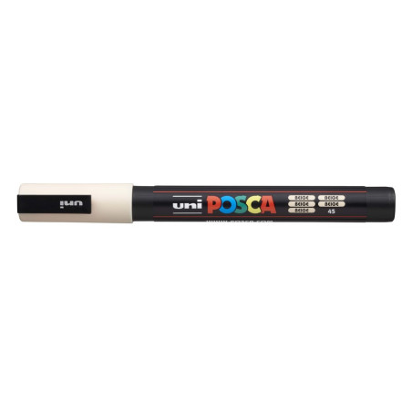 MARCADOR UNI-BALL POSCA PC-3M PUNTA REDONDA 0,9-1,3MM BEIGE -45-