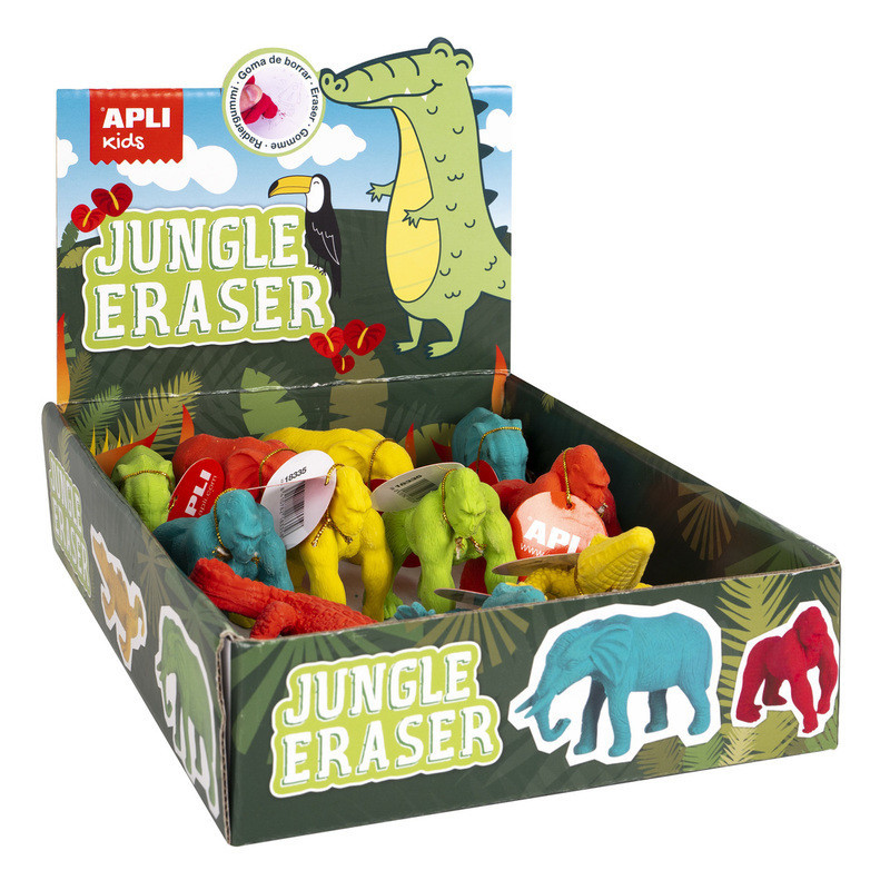 EXP.GOMA DE BORRAR JUNGLE 12U APLI20 (12 UN) 18335