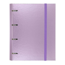 CARPEBLOC DEC RINGBOOK 4A A4 CARCHIVO C/GOMA Y RECAMBIO METAL MALVA 12257418