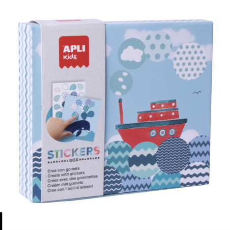 CAJA STICKERS BOX BARCO APLI20 (1 UN) 18363