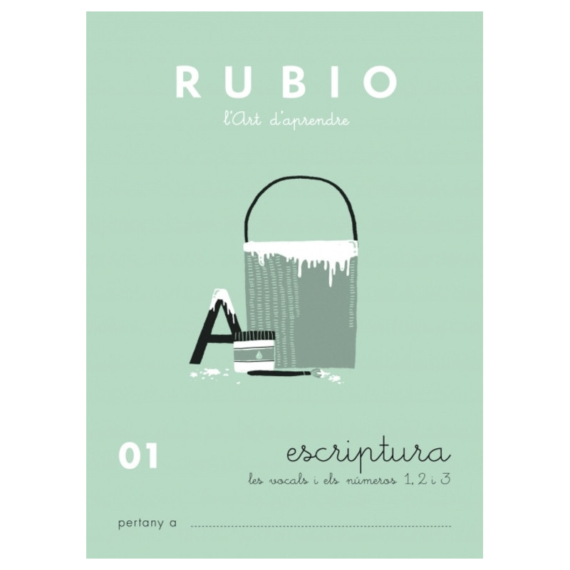 RUBIO CALIGRAFIAS VALENCIANO Nº  01 PTE 10U