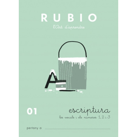 RUBIO CALIGRAFIAS VALENCIANO Nº  01 PTE 10U