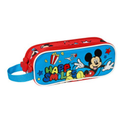 PORTATODO DOBLE MICKEY MOUSE "HAPPY SMILES" 812214513 8*21 SAFTA22