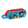 PORTATODO DOBLE MICKEY MOUSE "HAPPY SMILES" 812214513 8*21 SAFTA22