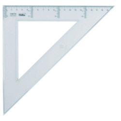 ESCUADRA DE 30 CM. CRISTAL SAFTA22 VAC 4201930