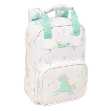 MOCHILA INFANTIL CON ASAS SAFTA PREESCOLAR "UNICORNIO" SAFTA26 642689765 28X20 UNIDAD