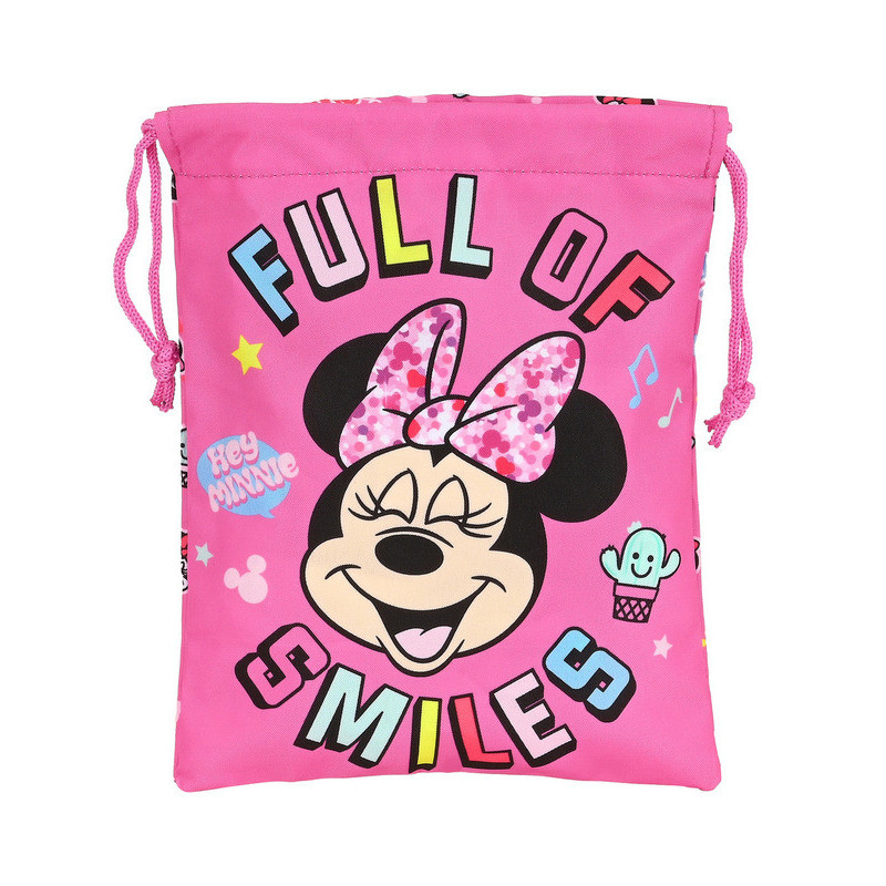 SAQUITO MERIENDA MINNIE MOUSE "LUCKY" 812212237 25*20 SAFTA22