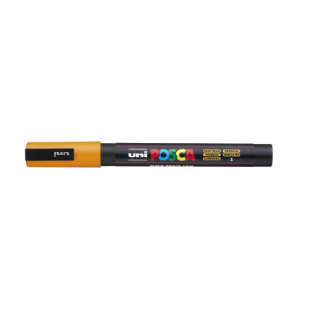 MARCADOR UNI-BALL POSCA PC-3M PUNTA REDONDA 0,9-1,3MM NARANJA MEDIO -3-