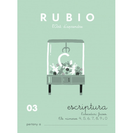 RUBIO CALIGRAFIAS VALENCIANO Nº  03 PTE 10U