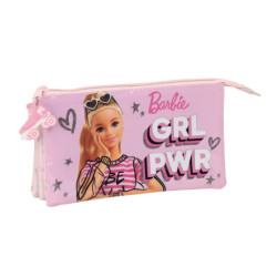 PORTATODO TRIPLE BARBIE "SWEET" 812210744 12*22 SAFTA22
