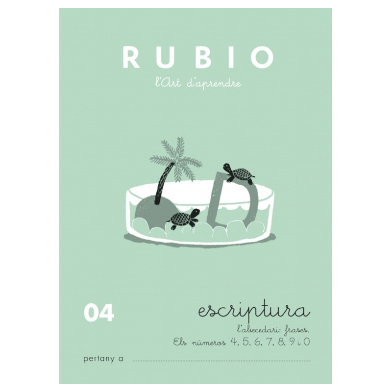 RUBIO CALIGRAFIAS VALENCIANO Nº  04 PTE 10U