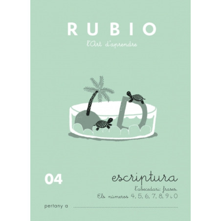 RUBIO CALIGRAFIAS VALENCIANO Nº  04 PTE 10U