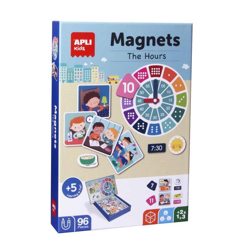 CAJA JUEGO MAGNETICO LAS HORAS 96U APLI20 (1 UN) 18573