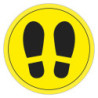 CIRCULO ADHESIVA PIES AMARILLO DIAMETO 30CM APLI20 (1 UN) 18597