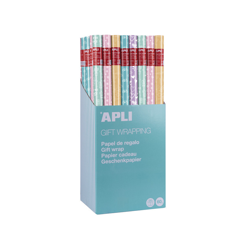 R.PAPEL REGALO 2X0,70 NORDIK FUN APLI20 (55 UN) 18630