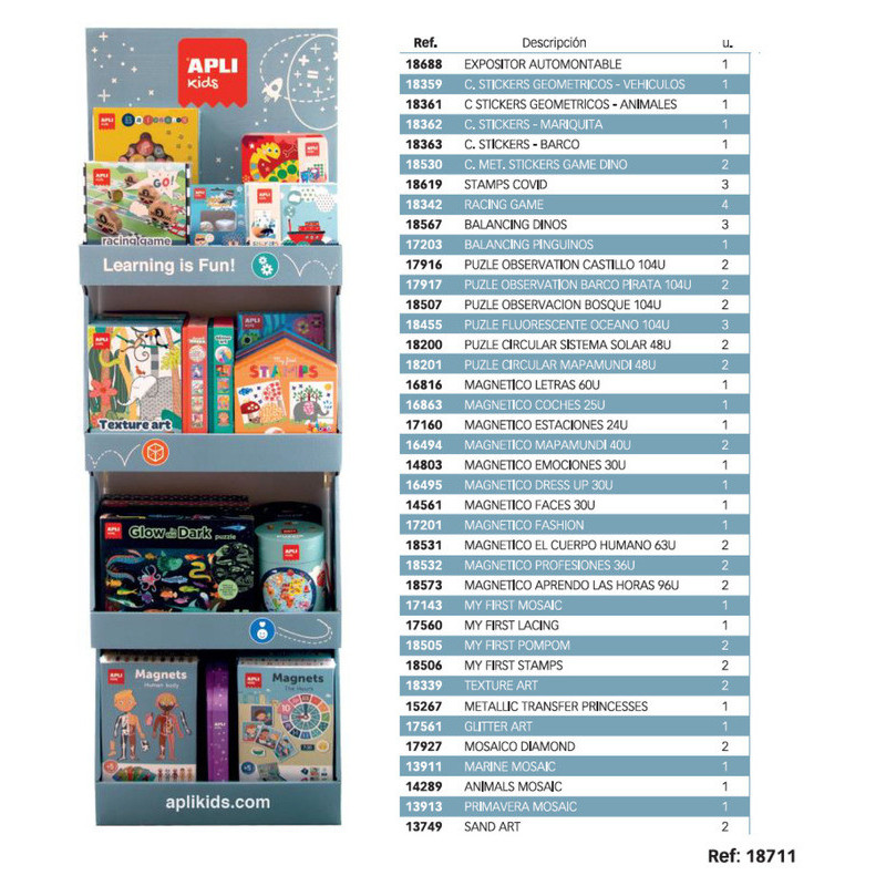 KIT EXPOSITOR AUTO NAVIDAD 2020 APLI20 (1 UN) 18711